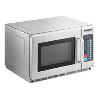 Solwave EMA34GTQ-S00L00 Stackable Commercial Microwave with Large 1.2 cu. ft. Interior and Push Button Controls - 1,800W, 208/240V