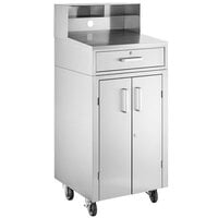 Lavex Shipping / Receiving Mobile Desk with Enclosed Base