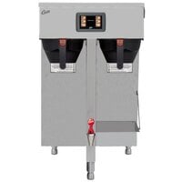 Curtis G4TP2T10A3500 G4 ThermoPro Twin 1.5 Gallon Coffee Brewer with Shelf, No Dispenser - 220V