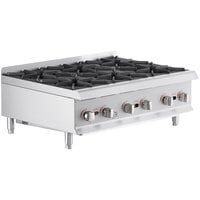 Cooking Performance Group R-CPG-36-NL 6 Burner Gas Countertop Range / Hot Plate - 132,000 BTU