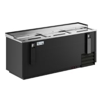 Avantco HBB-80-HC 80" Black Horizontal Bottle Cooler
