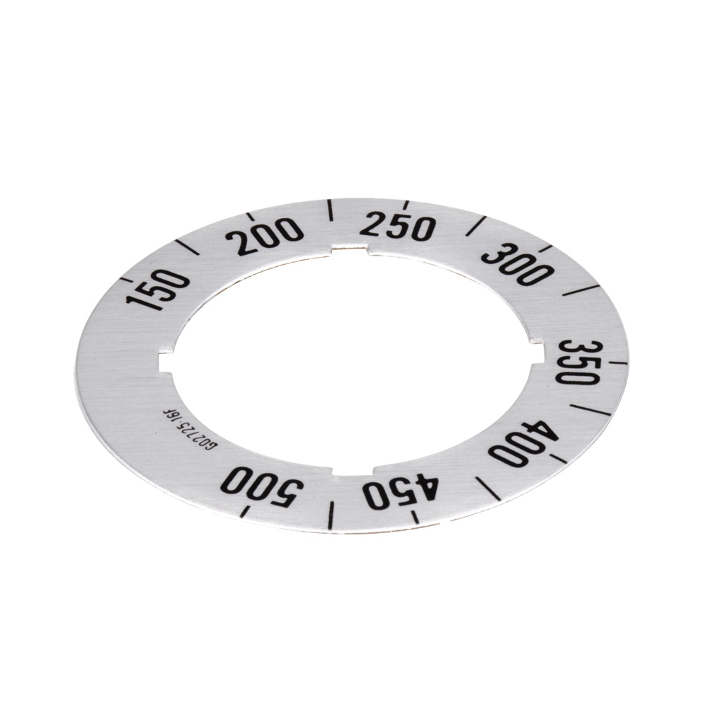 thumbnail image 2 of Garland Range Dial Insert (150-500°F) – Fits G280, GV280, H280 Models 2 of 6