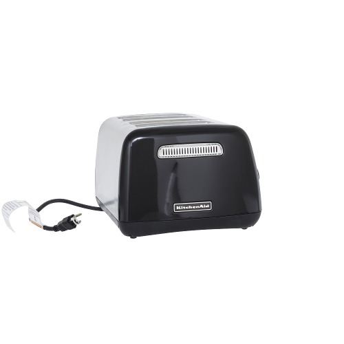KitchenAid KMT4115OB Onyx Black Four Slice Toaster with Manual Lift