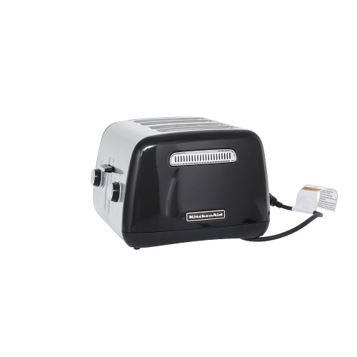 KitchenAid KMT4115OB Onyx Black Four Slice Toaster with Manual Lift