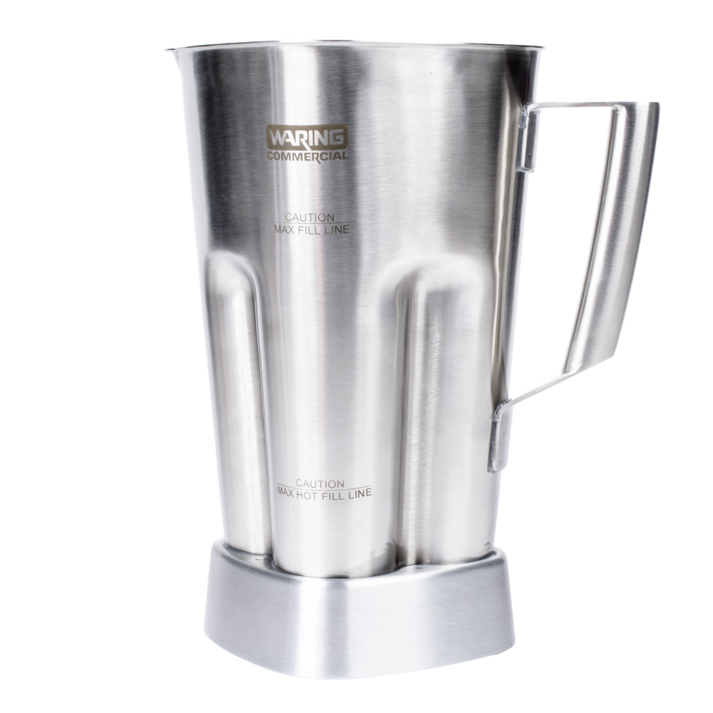 Waring 503346 64 oz. Stainless Steel Blender Jar with Blending Assembly for Commercial Blenders