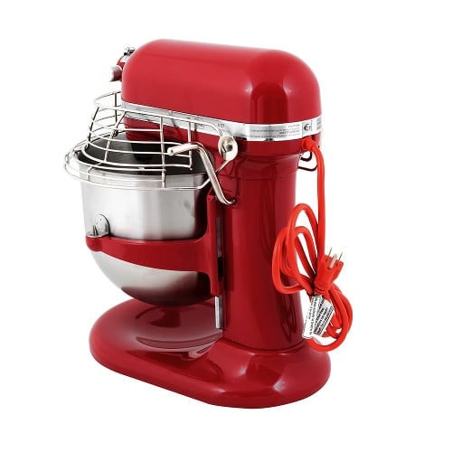 KitchenAid KSMC895ER 8-qt Commercial Bowl-Lift Stand Mixer with Bowl Guard, Empire Red
