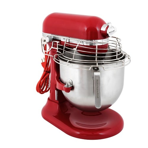KitchenAid KSMC895ER 8-qt Commercial Bowl-Lift Stand Mixer with Bowl Guard, Empire Red