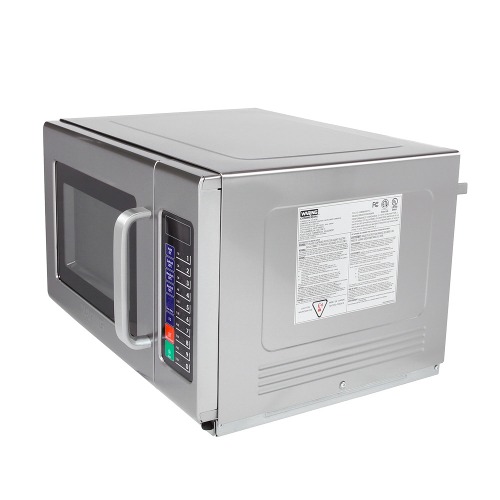 Waring WMO120 Stainless Steel Commercial Microwave with Push Button