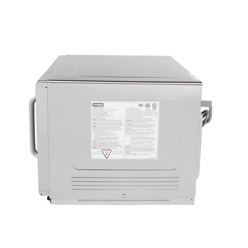 Waring WMO120 Stainless Steel Commercial Microwave with Push Button