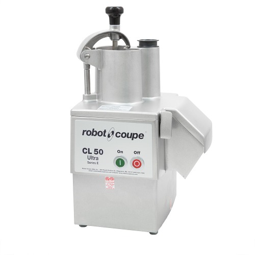 Robot Coupe CL50 Ultra Pizza Dice Continuous Feed Food Processor with 5 Discs, Dice Cleaning