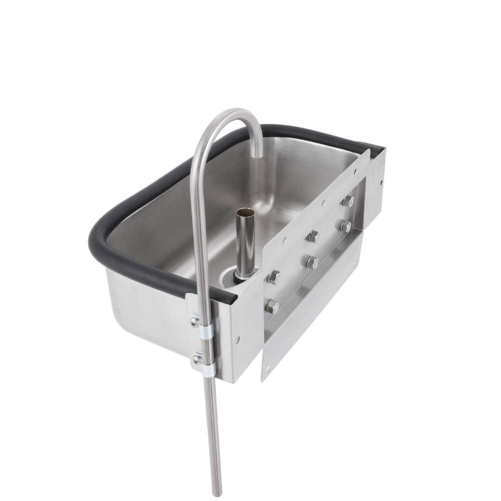 Nemco 7731613A 12 3/4" Ice Cream Dipper Well and Faucet Set