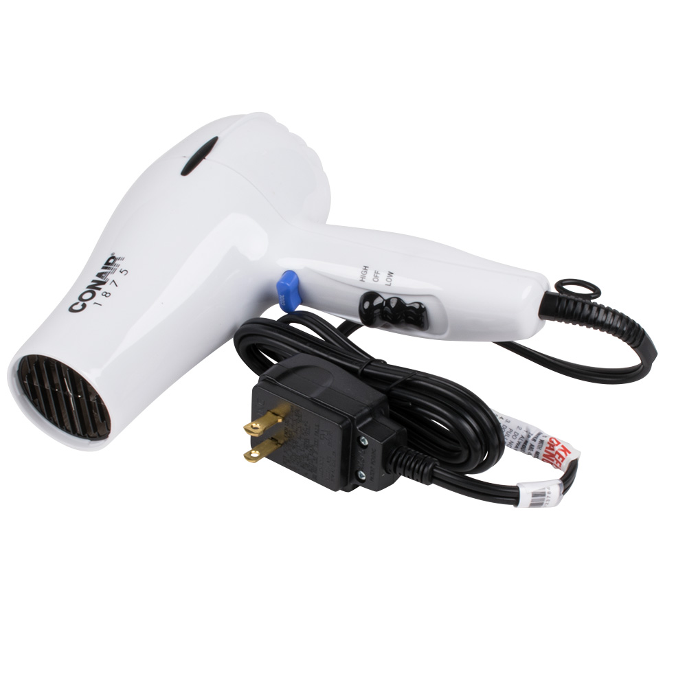 Conair 247W White Compact Hair Dryer 1875W