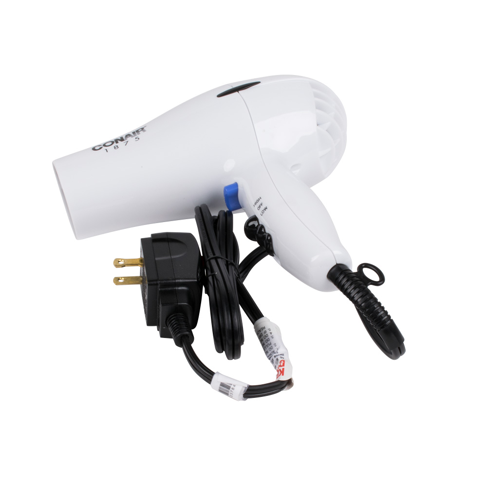 Conair 247W White Compact Hair Dryer 1875W
