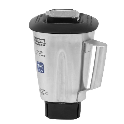 Waring CAC138 48 oz. Stainless Steel Blender Jar for Commercial Blenders