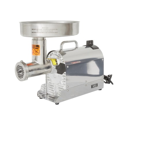 Weston 101201W 12 Pro Series Electric Meat Grinder 120V 1 hp