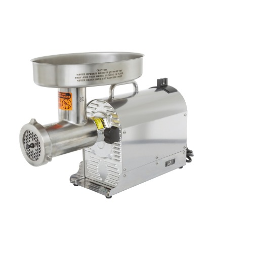 Weston 32 Meat Grinder Weston 103201W 32 Pro Series Electric Meat Grinder