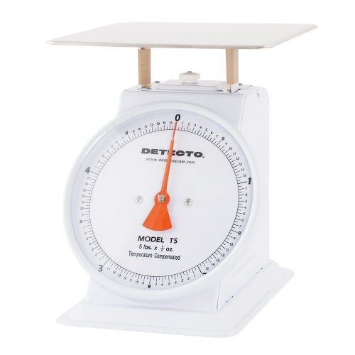 Detecto T10 Top Loading Dial Scale 10 lb Capacity