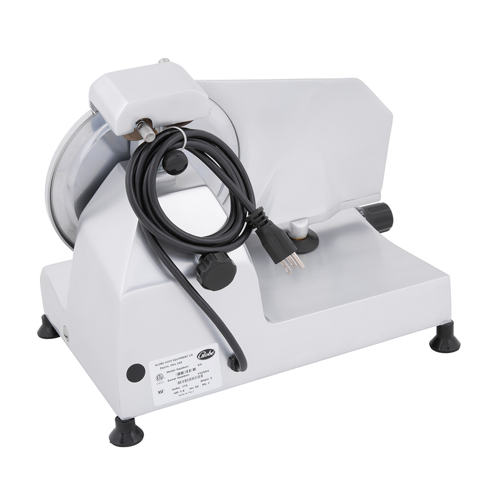 Globe Chefmate C9 9" Manual Gravity Feed Slicer 1/4 hp
