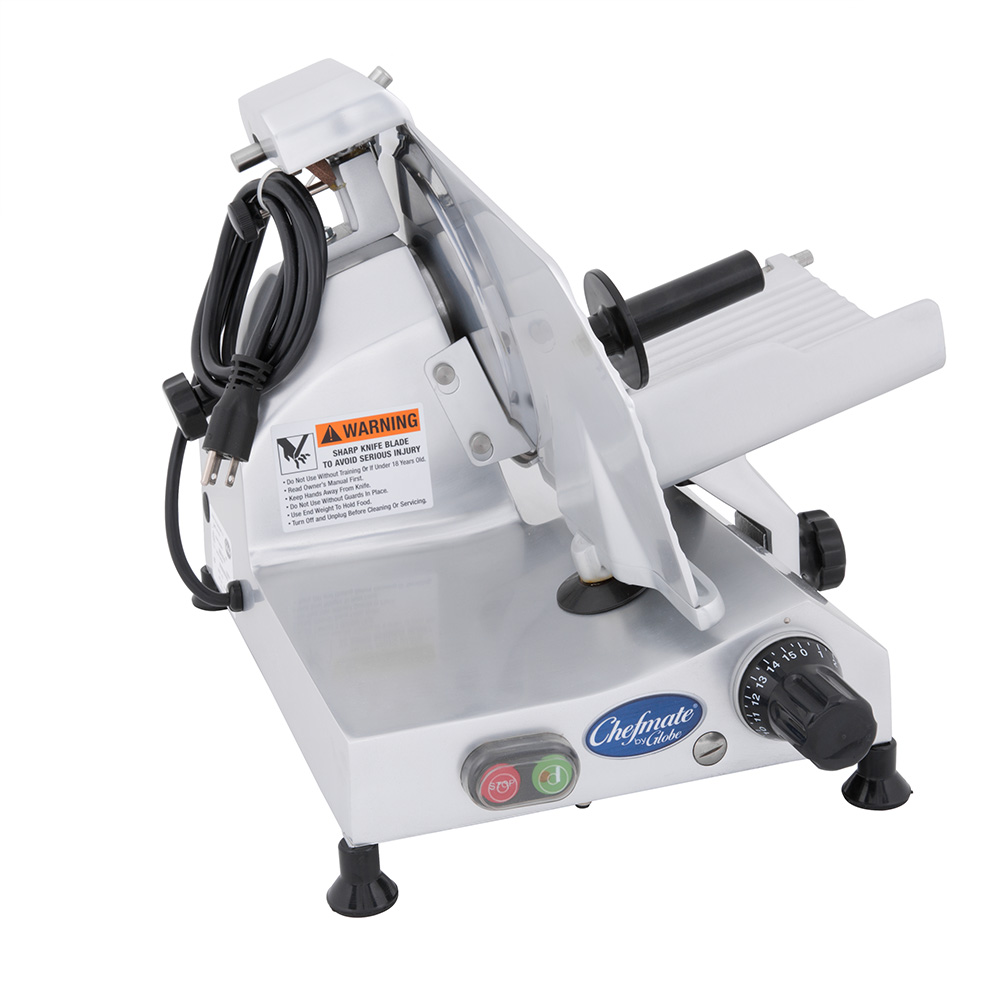 Globe Chefmate C9 9" Manual Gravity Feed Slicer 1/4 hp