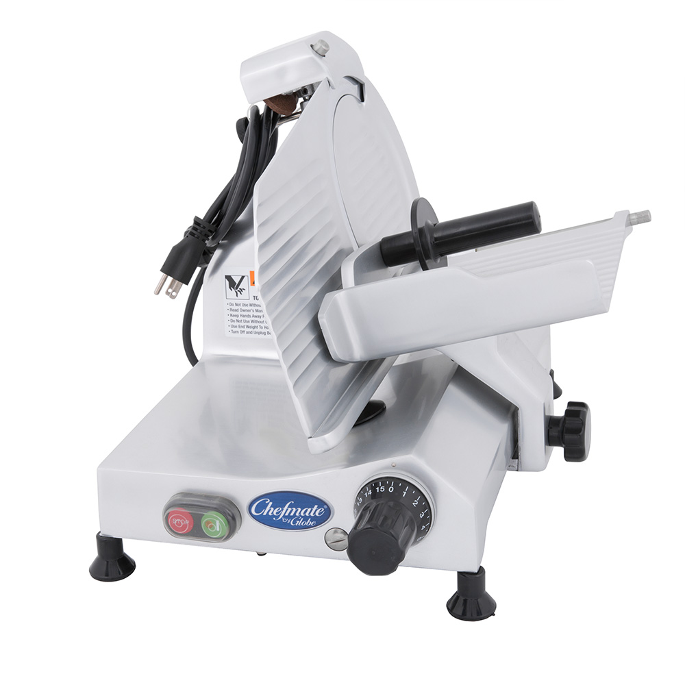 Globe Chefmate C9 9" Manual Gravity Feed Slicer 1/4 hp