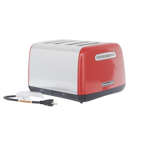 KitchenAid KMT4115ER Empire Red Four Slice Toaster with Manual Lift