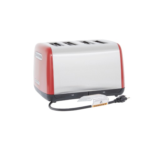 KitchenAid KMT4115ER Empire Red Four Slice Toaster with Manual Lift