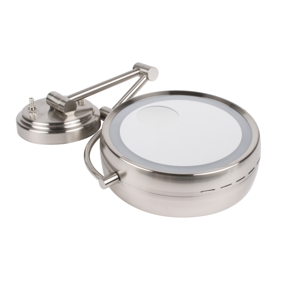 Conair BE11WD WallMount Mirror Lighted Brushed Nickel