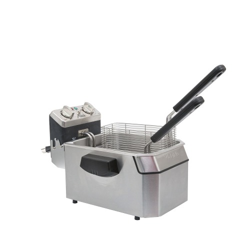 Waring WDF1000 10 lb. Commercial Countertop Deep Fryer 120V