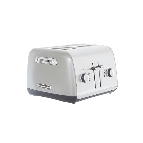 KitchenAid KMT4115CU Contour Silver Four Slice Toaster with Manual Lift