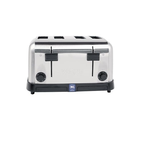 Waring WCT708 Commercial Toaster Chrome 4 Extra Wide Slot 