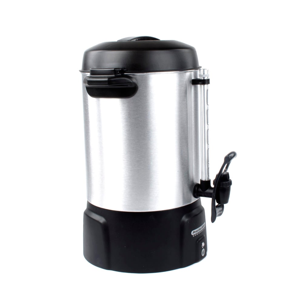 Proctor Silex Commercial 45060R Coffee Urn 60 Cup Aluminum, One Hand  Dispensing, Coffee Level Indicator, 16.93 Height, 11.73 Width, 12.56  Length