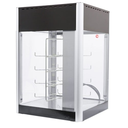 Hatco FDWD-1-120-QS 1 Door Revolving Display Pizza Cabinet 4-Tier Rack Impulse