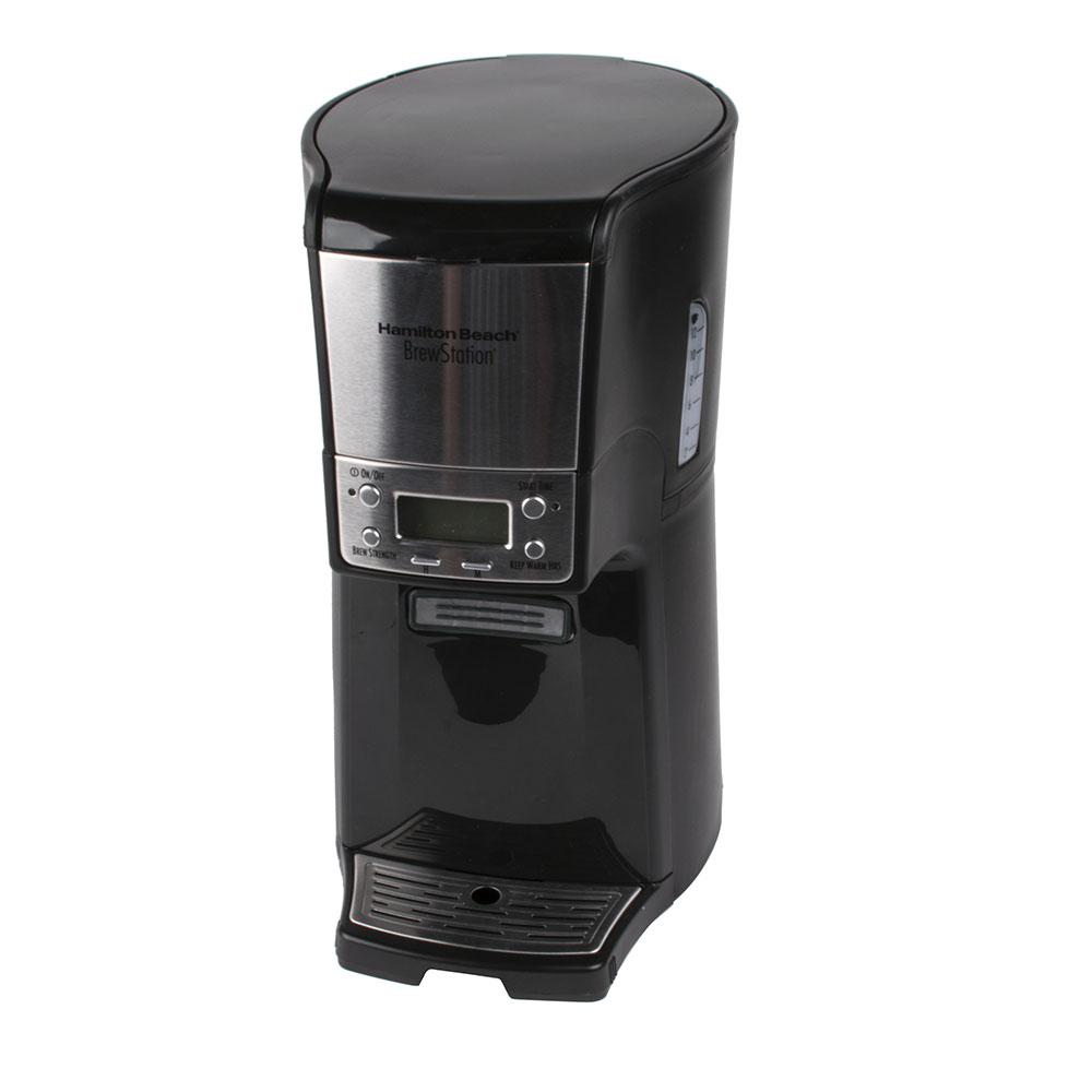 Hamilton Beach 48464 BrewStation Summit Black Single Serving 12 Cup Coffee Maker with Auto Shut Off