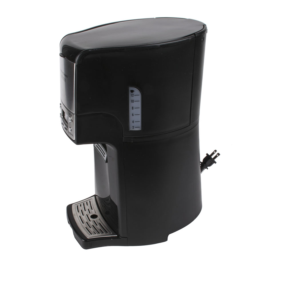 Hamilton Beach 48464 BrewStation Summit Black Single Serving 12 Cup Coffee Maker with Auto Shut Off