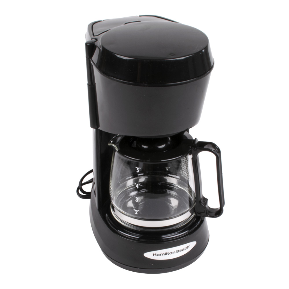 Hamilton Beach 48136 Black 5 Cup Coffee 