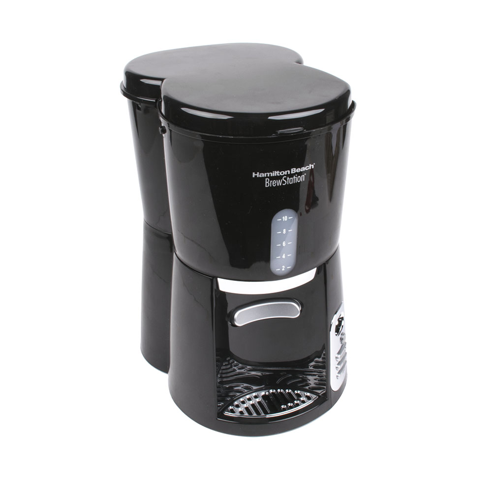 Hamilton Beach Brew station 12-Cup Black Residential Drip Coffee Maker in  the Coffee Makers department at