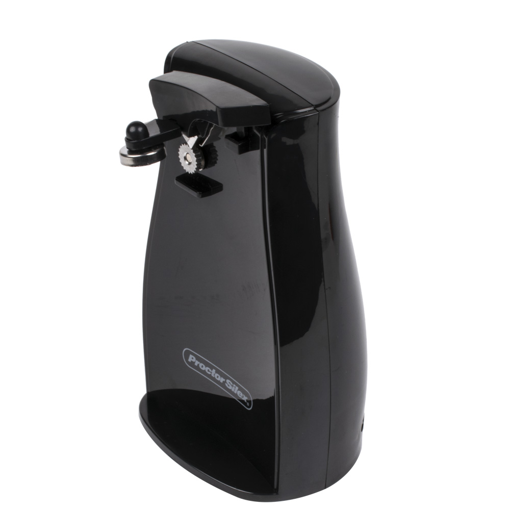 Proctor Silex Durable Electric Can Opener with Knife Sharpener In