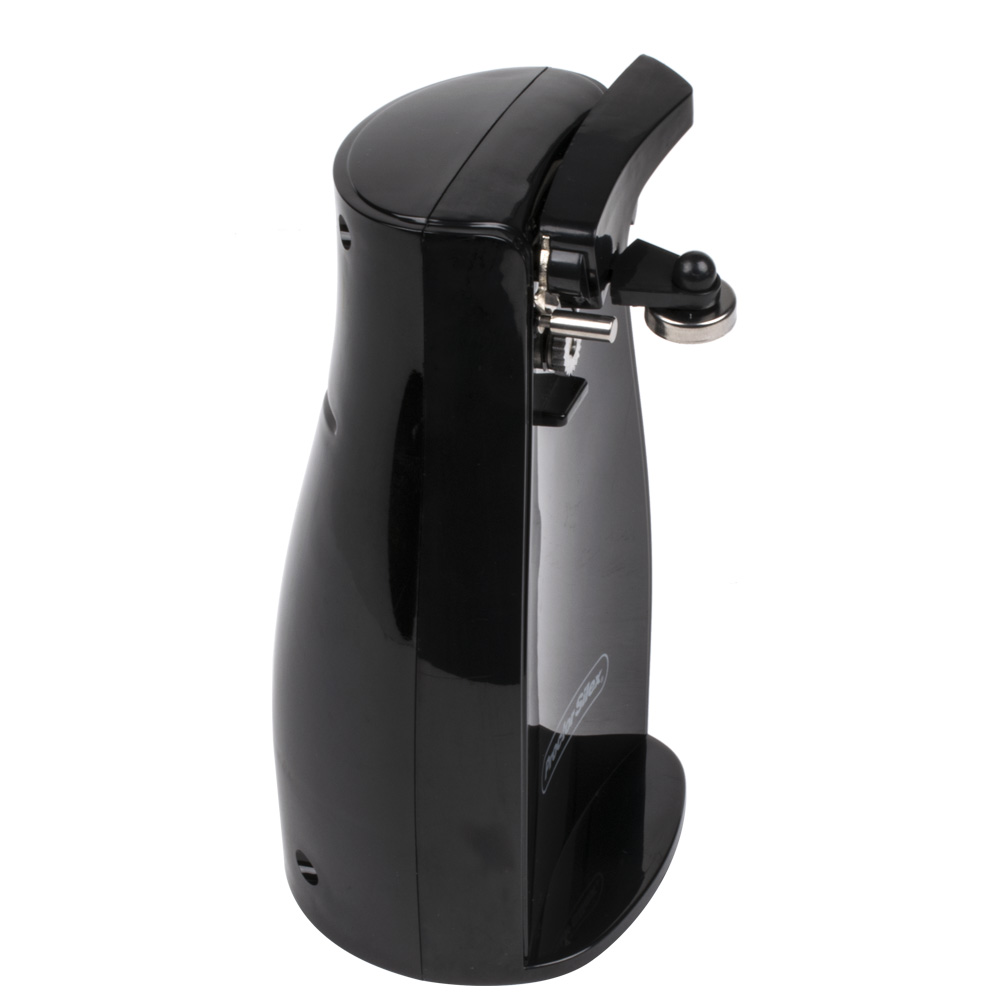 Proctor Silex 75217PS Black Electric Can Opener with Knife Sharpener