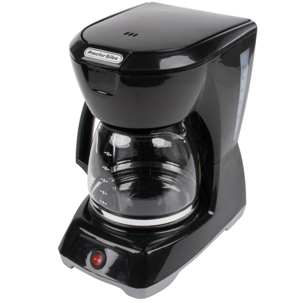 Proctor Silex 43602 Black 12 Cup Coffee 