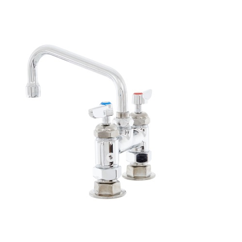 T&S B2283CR Deck Mount Sink Faucet with 4" Adjustable Centers, 6