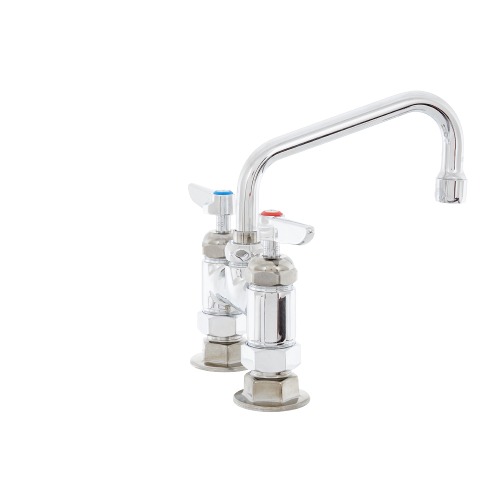 T&S B2283CR Deck Mount Sink Faucet with 4" Adjustable Centers, 6