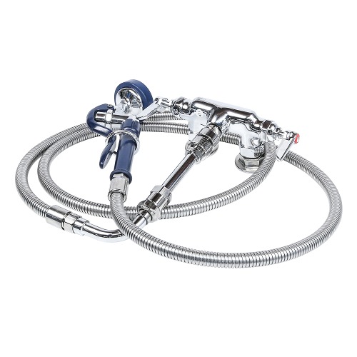 T&S P33WESV00MZZUY Wall Mount Pet Grooming Mixing Faucet with 3 1/2