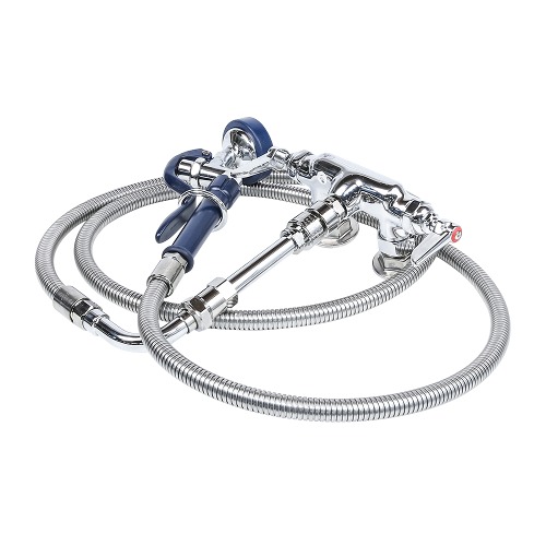 T&S P33WESV00MZZUY Wall Mount Pet Grooming Mixing Faucet with 3 1/2