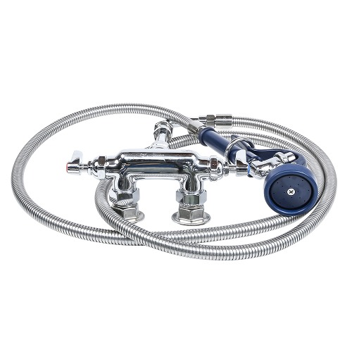 T&S P33WESV00MZZUY Wall Mount Pet Grooming Mixing Faucet with 3 1/2