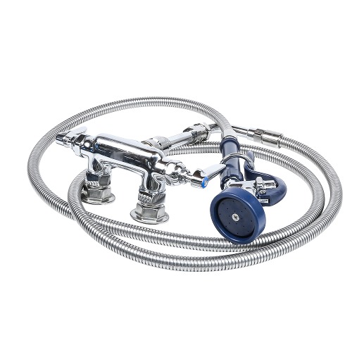 T&S P33WESV00MZZUY Wall Mount Pet Grooming Mixing Faucet with 3 1/2