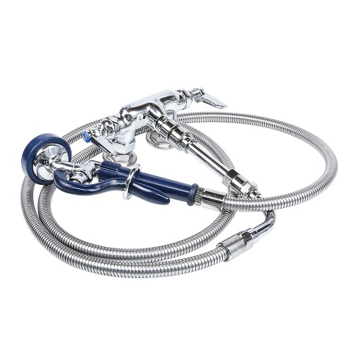 T&S P33WESV00MZZUY Wall Mount Pet Grooming Mixing Faucet with 3 1/2