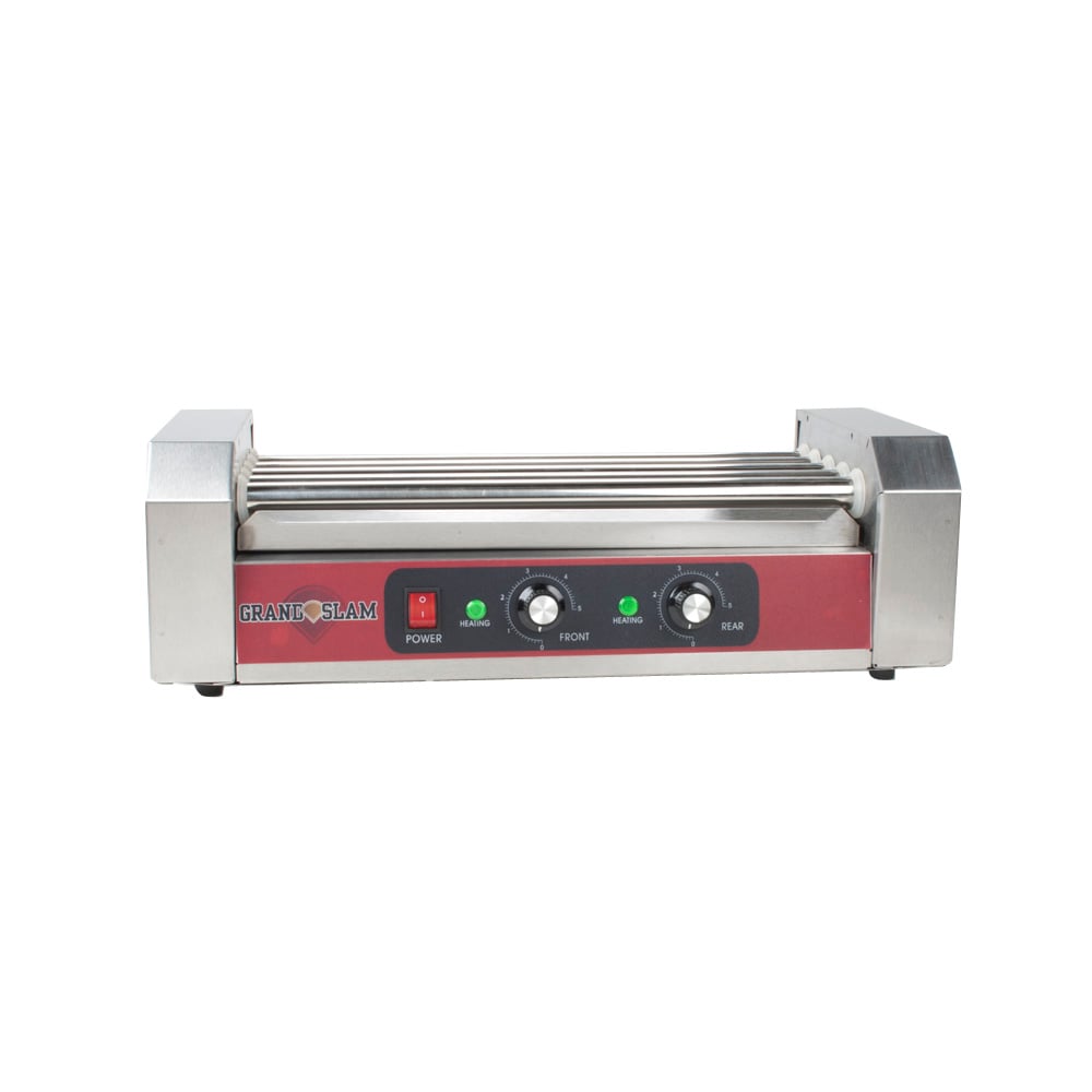 110V 750W Commercial Electric 12 Hot Dog  Grill Roller Cooker Machine W/ Cover 