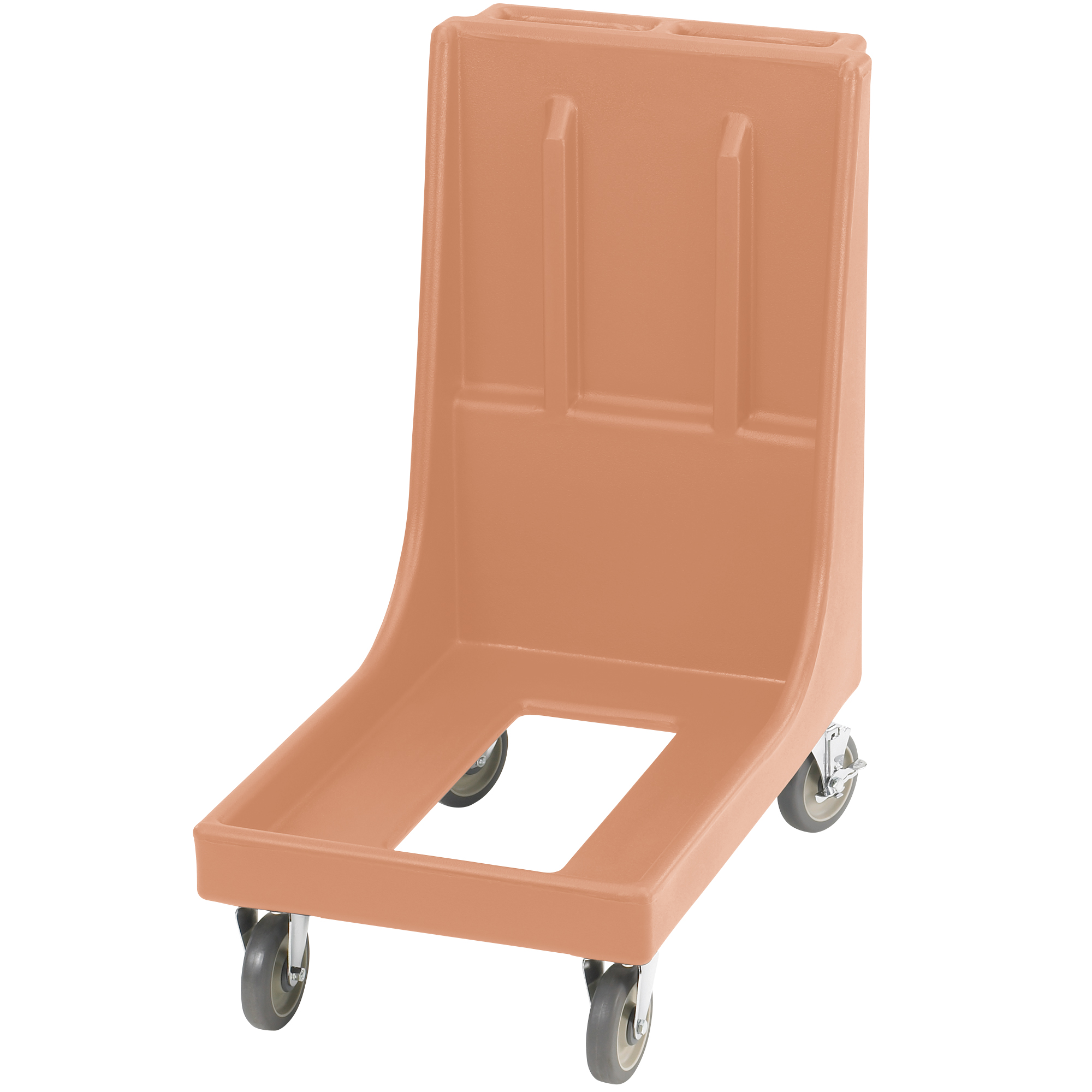 Cambro CD100H157 Coffee Beige Camdolly for Cambro Camcarriers and Camtainers with Handle