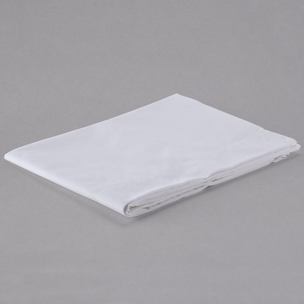 White Emperor Pillowcases Pillow Cases Pair 20" x 42" 200 Thread Count Percale