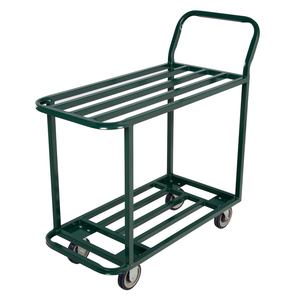 Winholt 110 Two Shelf Steel Stocking Cart 41" x 18"